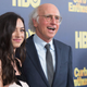 Cazzie and Larry David at Curb Your Enthusiasm Season 9 premiere